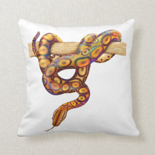 Rainbow Boa Snake Pillow Kussen