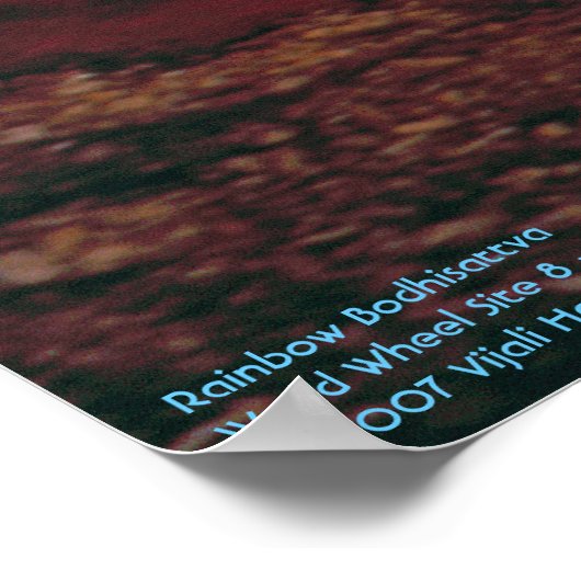 Rainbow Bodhisattva/Poster Poster (Hoek)