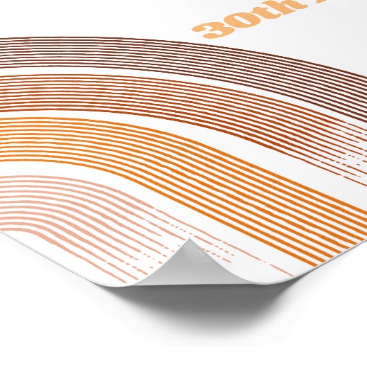 Rainbow Boho Hier komt Baby shower Welkom Poster (Hoek)