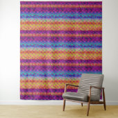 Rainbow Boho Style | Meerkleurig Wandkleed (In situ)