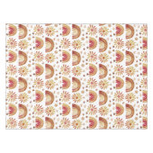 Rainbow Boho Verjaardag Baby shower Genderneutraal Tafelkleed (Voorkant (Horizontaal))