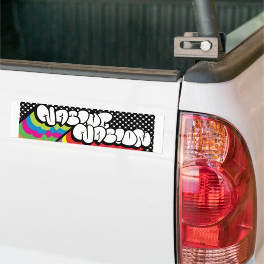 Rainbow Bomb Bumpersticker (Op Truck)