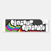 Rainbow Bomb Bumpersticker (Voorkant)