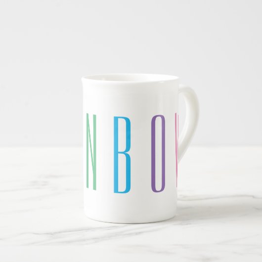RAINBOW Bone China Mok (Voorkant rechts)