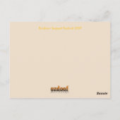 Rainbow Boogie-Briefkaart Briefkaart (Achterkant)