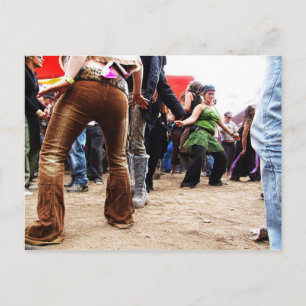 Rainbow Boogie-Briefkaart Briefkaart