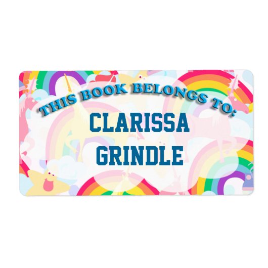 Rainbow Book Labels (Voorkant)