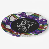 Rainbow Book lanceringsfeest Papieren Bordje (Gekanteld)