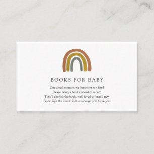 Rainbow Books voor Baby insert kaart