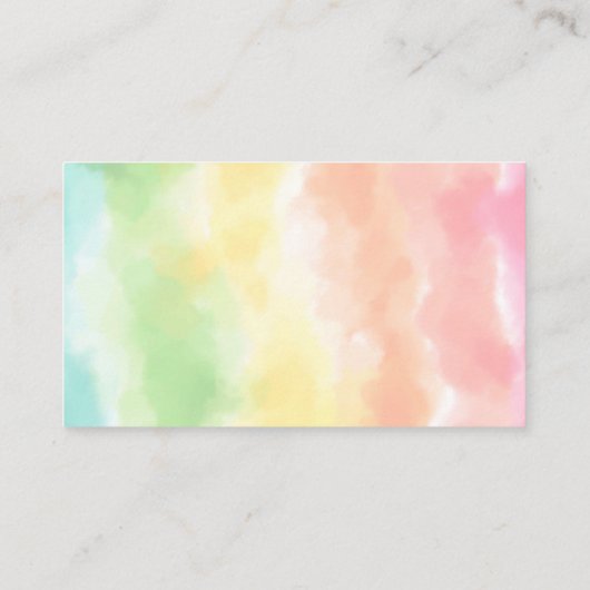 Rainbow Books voor Baby insert kaart (Achterkant)