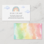 Rainbow Books voor Baby insert kaart (Voorkant / Achterkant)