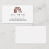 Rainbow Books voor Baby insert kaart (Voorkant / Achterkant)