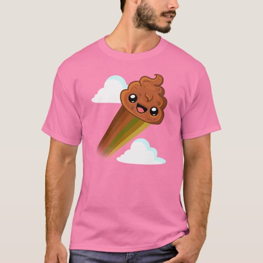 Rainbow Boost - Gelukkige Sprong T-shirt (Voorkant)
