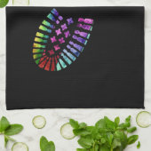 Rainbow Bootprint Toybag handdoek (Gevouwen)