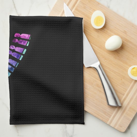 Rainbow Bootprint Toybag handdoek (Quarter Fold)