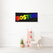 Rainbow Boston Font Spandoek (Insitu)