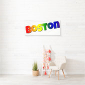 Rainbow Boston Font Spandoek (Insitu)