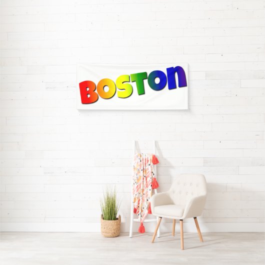 Rainbow Boston Font Spandoek (Insitu)