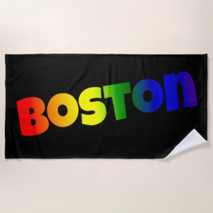 Rainbow Boston Strandlaken