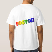 Rainbow Boston T-shirt (Achterkant)