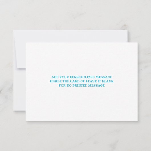 Rainbow Bounce House Birthday Bedankkaart (Achterkant)