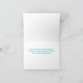 Rainbow Bounce House Birthday Bedankkaart (Binnen)