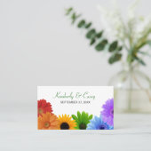 Rainbow Bouquet-Plaatskaart Plaatskaartje (Staand voorkant)
