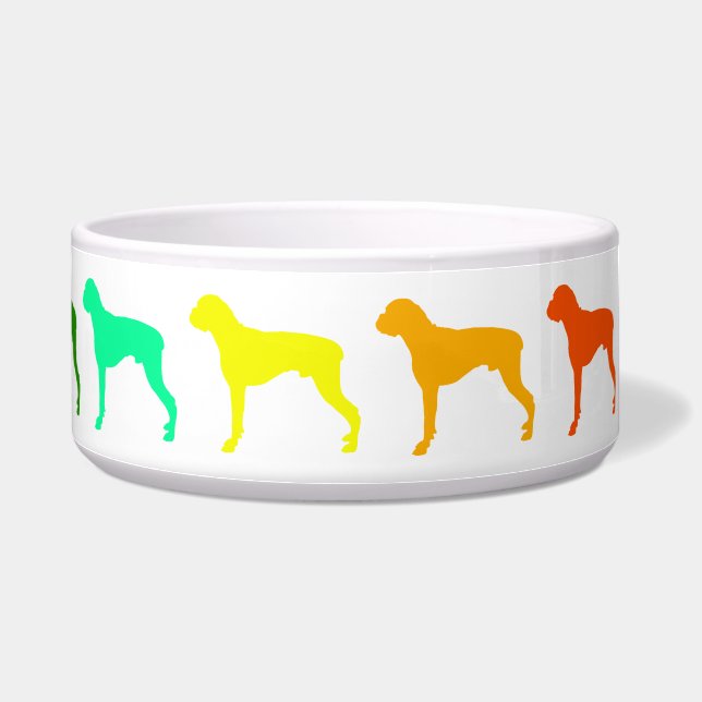 Rainbow Boxer Pet Bowl Voerbakje (Rechts)