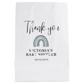 Rainbow Boy-Baby shower Medium Cadeauzakje (Achterkant)