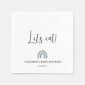 Rainbow Boy-Baby shower Servet (Voorkant)