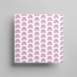 Rainbow Boy Baby shower Square Servet