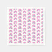 Rainbow Boy Baby shower Square Servet (Voorkant)