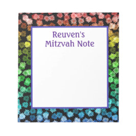 Rainbow Boys Mitzvah Notes Notitieblok