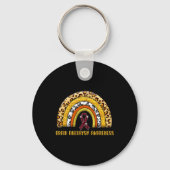 Rainbow Brain Aneurysm Warrior Sleutelhanger (Voorkant)
