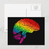 Rainbow Brain Briefkaart (Voorkant / Achterkant)