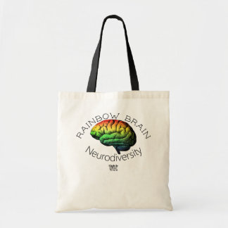 "Rainbow Brain" Neurodiversity/ Autism/ ADHD Tote Bag