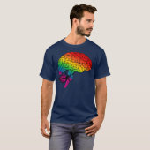 Rainbow Brain T-shirt (Voorkant volledig)
