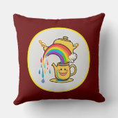 "Rainbow Brew" Kussen (Achterkant)
