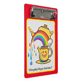 "Rainbow Brew" Mini Klembord (Schuin)