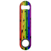 Rainbow Brick Bottle Open PRIDE Speed Flessenopener (Achterkant)