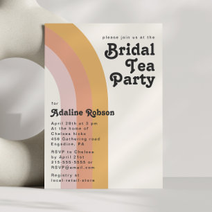 Rainbow Bridal Tea Party van Modern Retro 70 Kaart