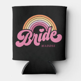 Rainbow Bride Retro Personalized Koelbox Blikjeskoeler