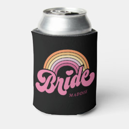 Rainbow Bride Retro Personalized Koelbox Blikjeskoeler