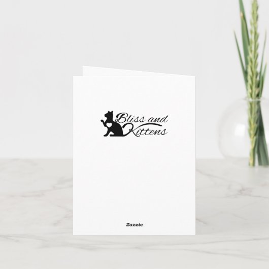 Rainbow Bridge Cat Sympathie Kaart (Achterkant)