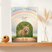 Rainbow Bridge-Custom Cat Memorial Fotoblokken