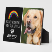 Rainbow Bridge | Dierbaar Aandenken Fotoplaat (Zijkant)