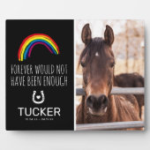 Rainbow Bridge | Dodenherdenkingssieraad voor paar Fotoplaat (Voorkant)