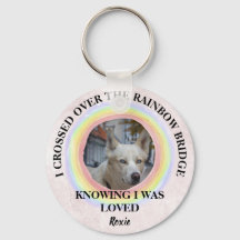 Rainbow Bridge Dog-gedenkteken, aangepaste foto en
