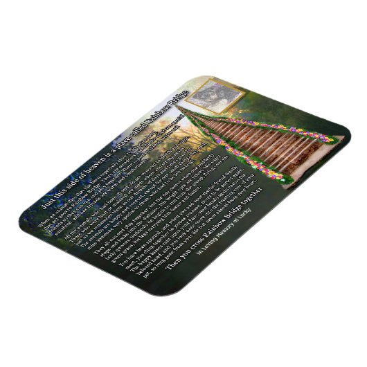 Rainbow Bridge  fotomagneet Magneet (Linkerzijde)