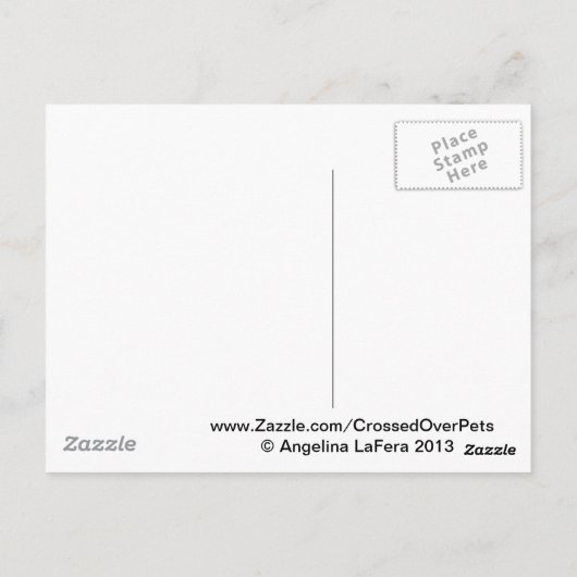 Rainbow Bridge-gedicht Briefkaart (Achterkant)